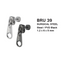 BRU39 FAKE PLUG WITH ZIPPER DESIGN AAB CO..