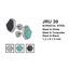 JRU39 FAKE PLUG WITH TURQUOISE