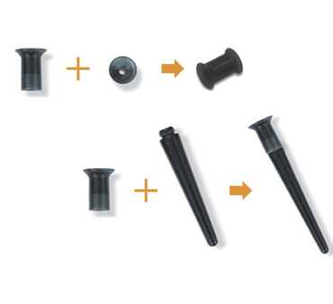 VHP.P HOLE EXPLANDING PLUG WITH  COLOR BLACK AAB CO..