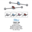 TRDT08 BARBELL WITH BATTERFLY DESIGN