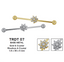TRDT07 BARBELL WITH BATTERFLY DESIGN