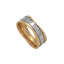 RSCL11  STAINLESS STEEL RING PVD CZ AAB CO..