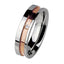 RSCL26  STAINLESS STEEL RING PVD CZ