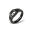 RSLD39  STAINLESS STEEL RING ONYX PVD