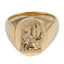 RSS1033 STAINLESS STEEL OVAL SIGNET RING AAB CO..