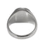 RSS1034 STAINLESS STEEL ROUND SIGNET RING