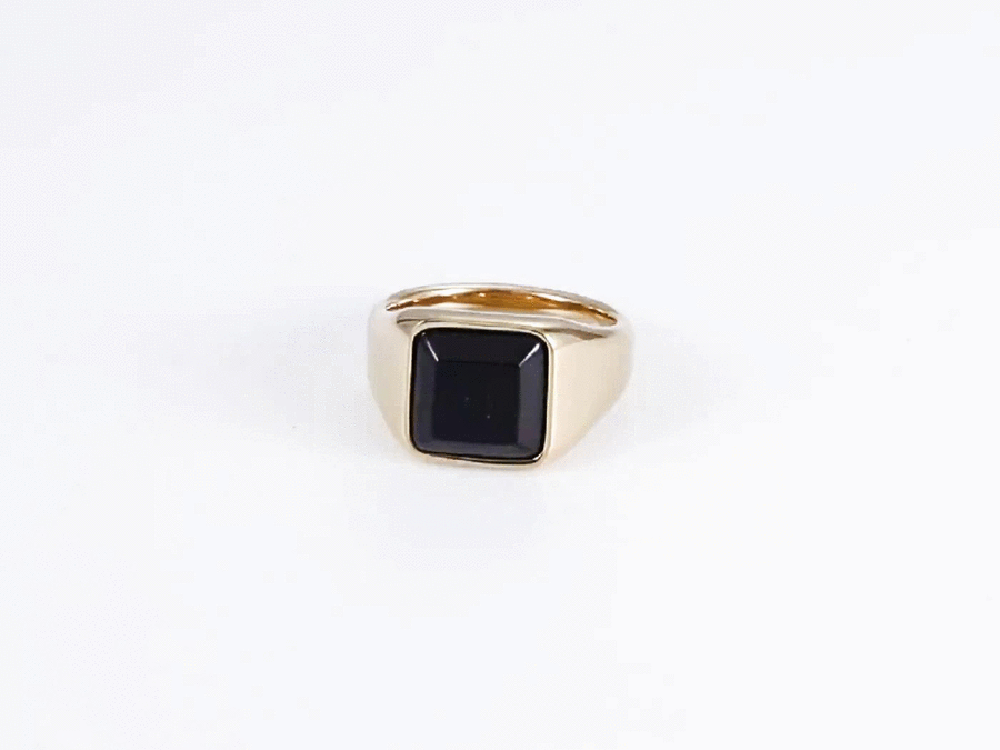 RSS1036 STAINLESS STEEL RING WITH NATURAL STONE AAB CO..