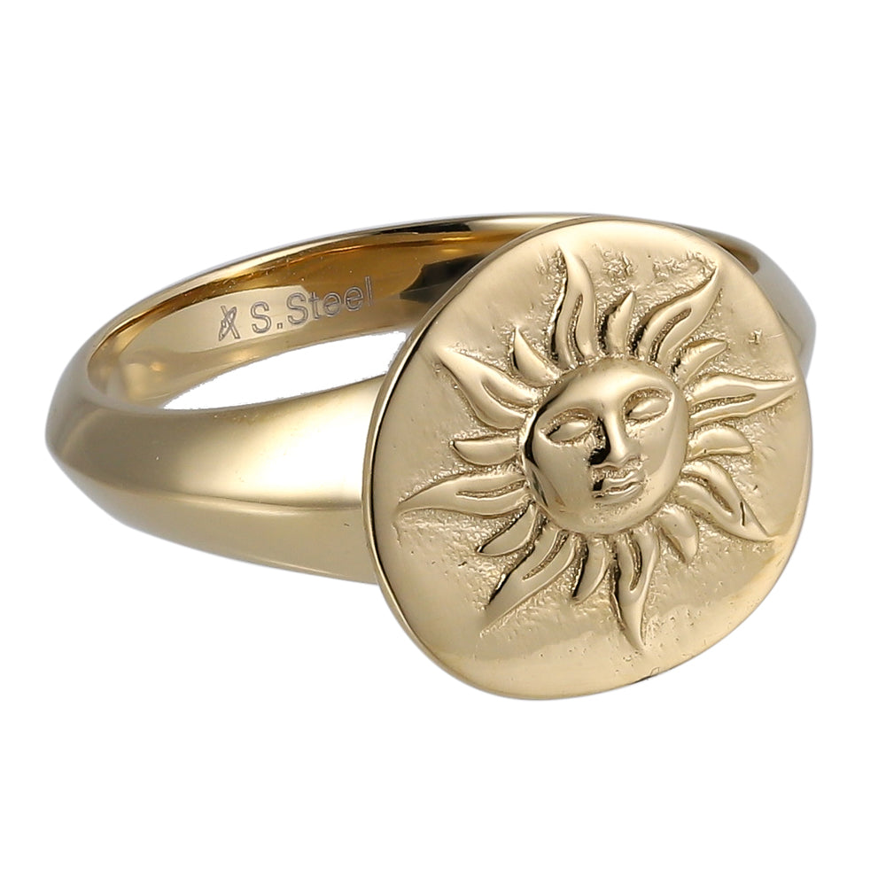 RSS1058 STAINLESS STEEL RING WITH SUN