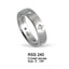 RSS240  STAINLESS STEEL RING CZ AAB CO..