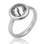 RSS450  STAINLESS STEEL RING WITH CZ AAB CO..