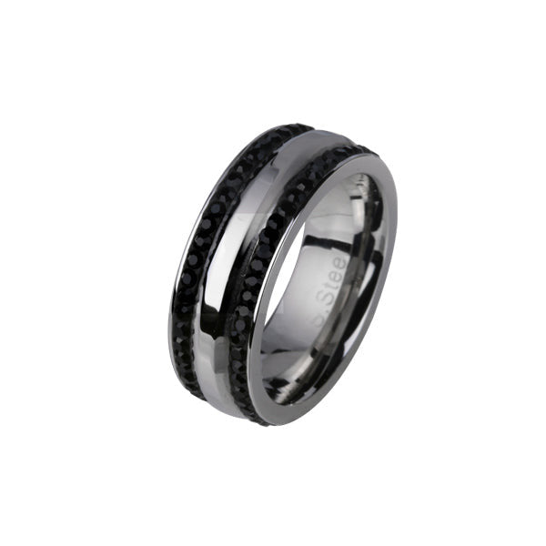 RSS535  STAINLESS STEEL RING WITH FOIL STONE AAB CO..