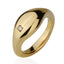 RSS586  STAINLESS STEEL RING PVD CZ AAB CO..