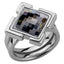 RSS861 STAINLESS STEEL RING CRYSTAL