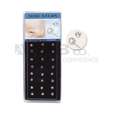 SN8 NOSE STUD CASE(24PCS)-MIX AAB CO..