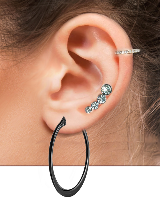 ESH26 STAINLESS STEEL EARRINGS AAB CO..