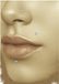 ABN1 NOSE STUD WITH JEWELLED BALL AAB CO..
