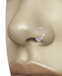 BRN02 TWISTED SURGICAL NOSE CLIP