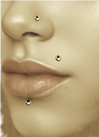 BBNPG2 NOSE STUD WITH STEEL BALL AAB CO..
