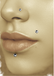BBN3 NOSE STUD WITH STEEL BALL AAB CO..