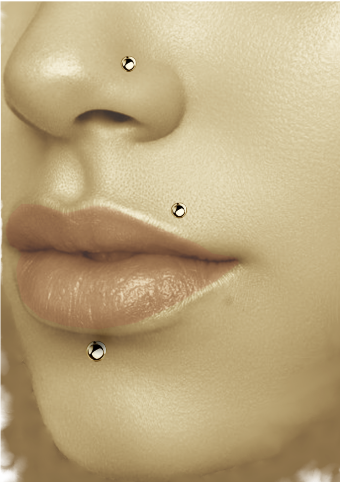 BNPG2 NOSE STUD WITH BALL
