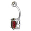 TBPN419 BANANA WITH ROUND GLASS STONE AAB CO..