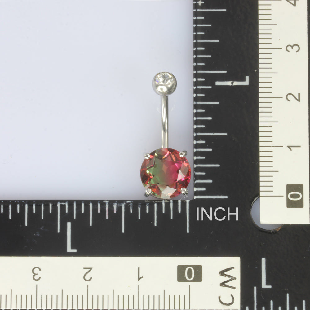 TBPN419 BANANA WITH ROUND GLASS STONE AAB CO..