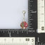 TBPN419 BANANA WITH ROUND GLASS STONE AAB CO..