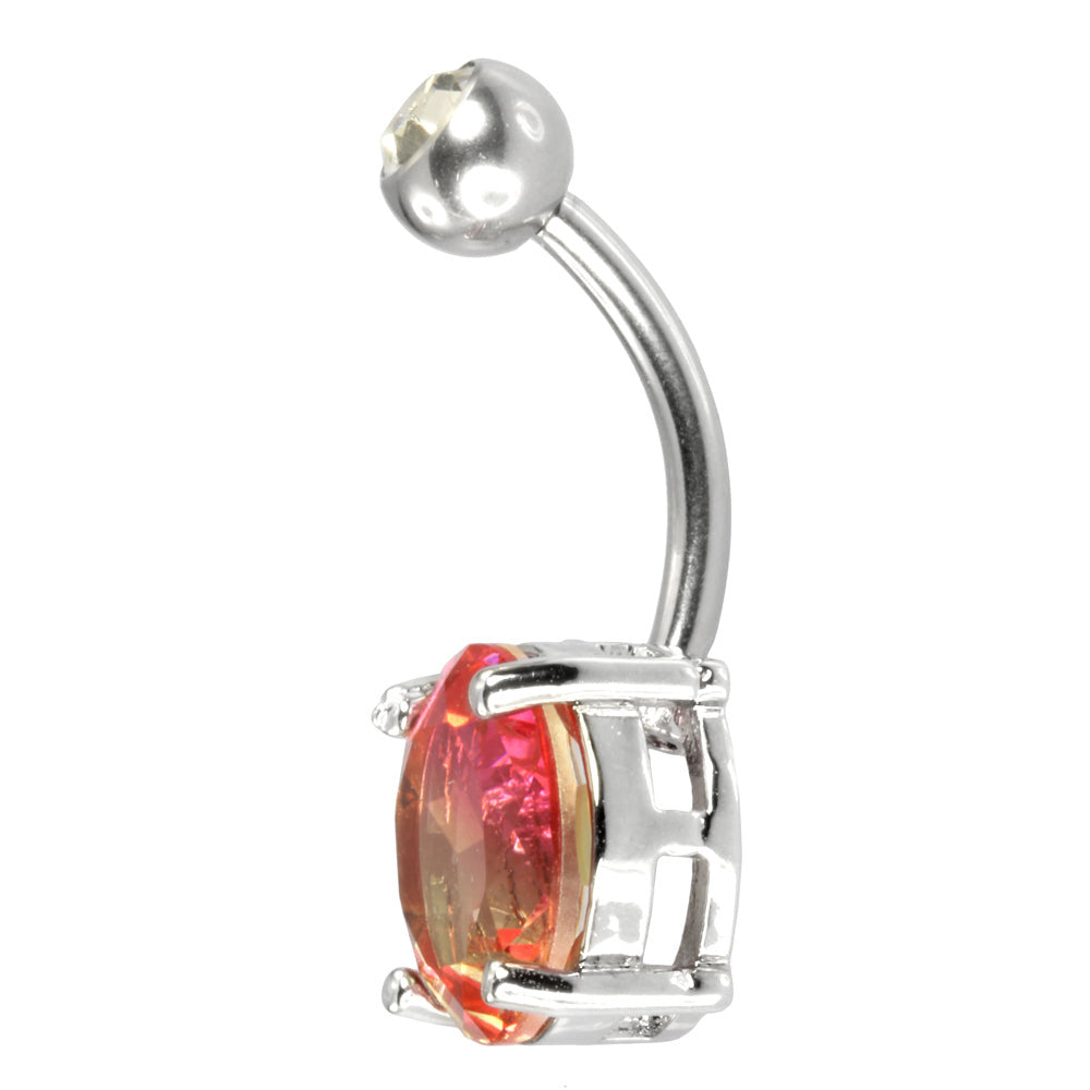 TBPN419 BANANA WITH ROUND GLASS STONE AAB CO..