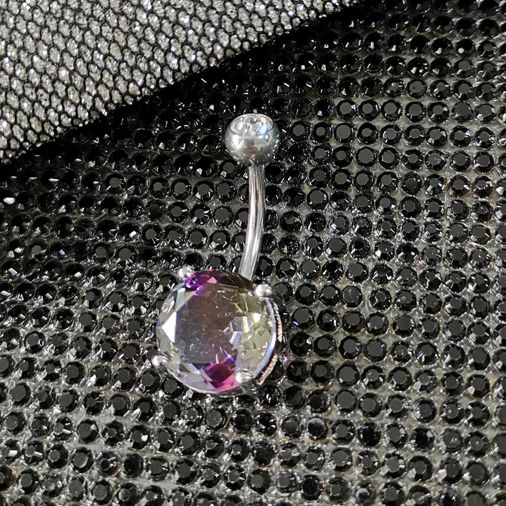 TBPN419 BANANA WITH ROUND GLASS STONE AAB CO..