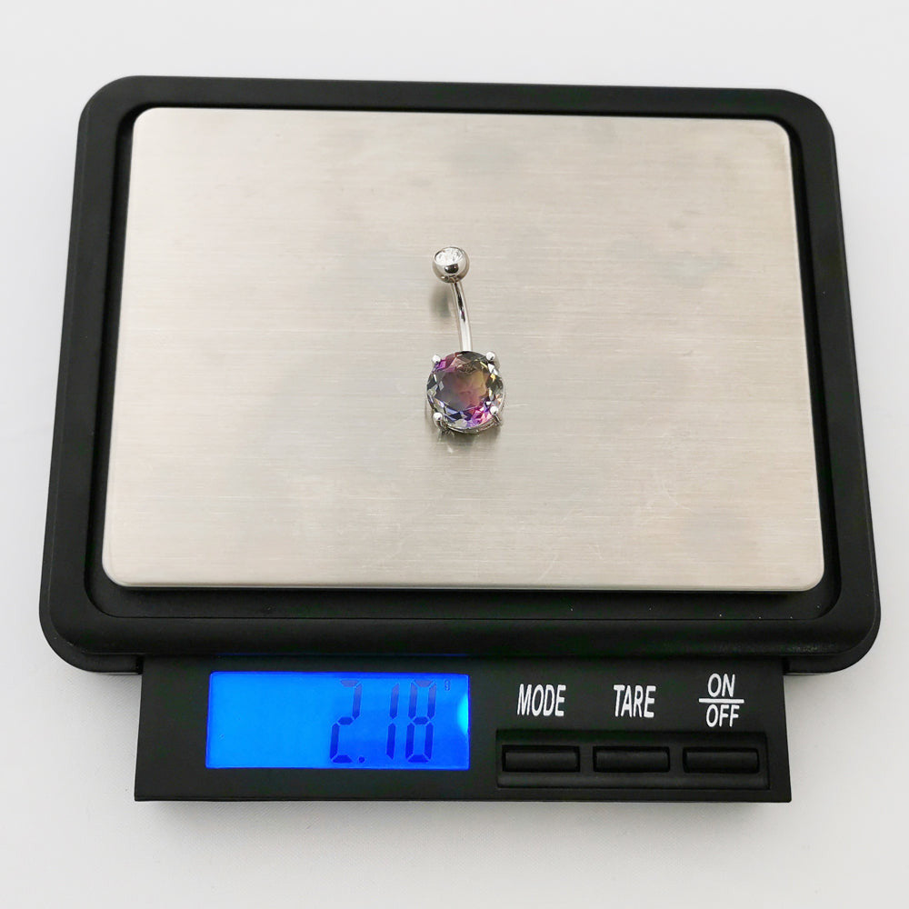 TBPN419 BANANA WITH ROUND GLASS STONE AAB CO..