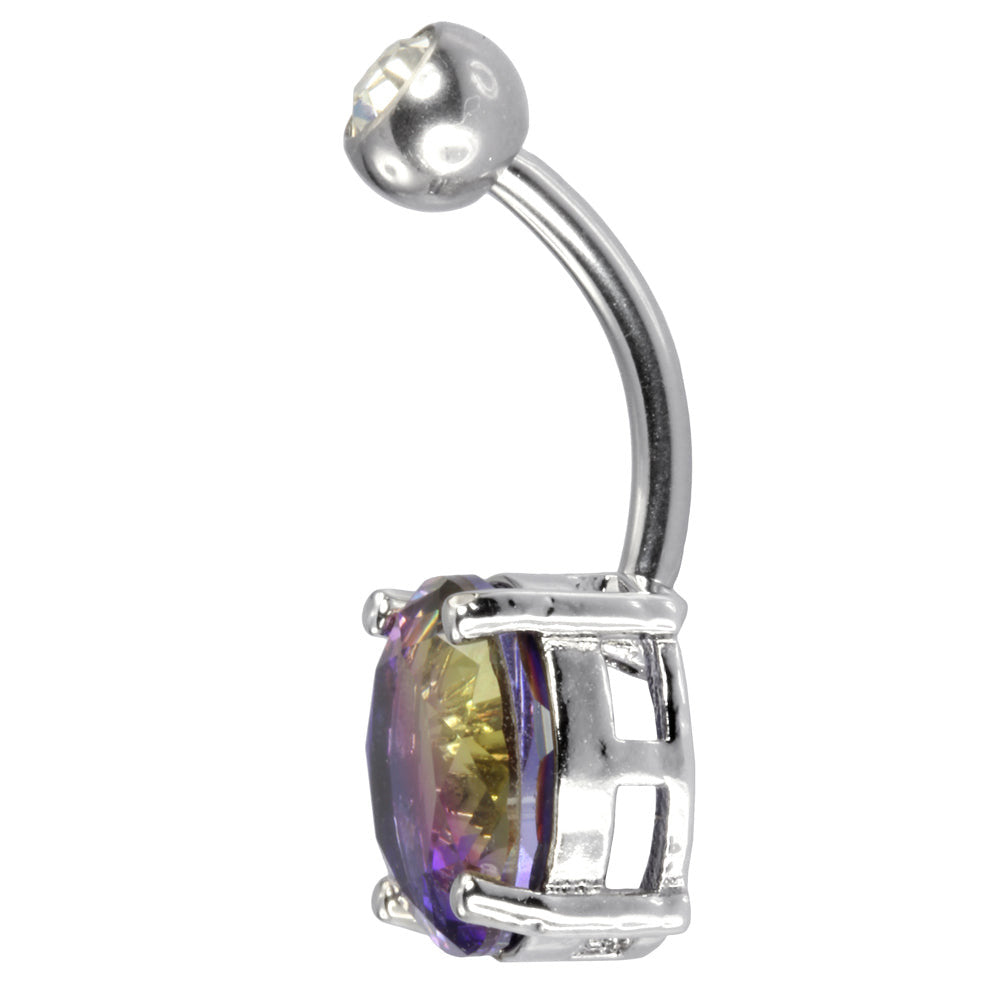 TBPN419 BANANA WITH ROUND GLASS STONE AAB CO..