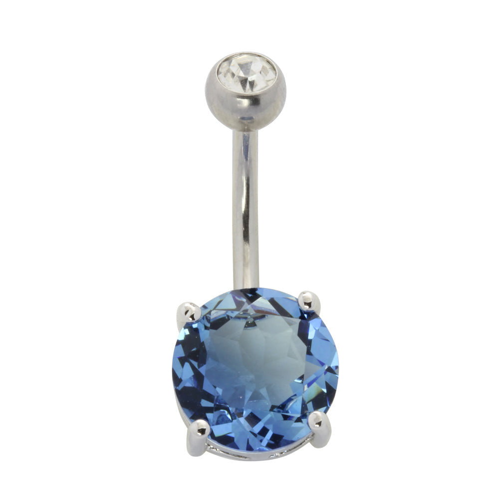 TBPN419 BANANA WITH ROUND GLASS STONE AAB CO..