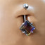 TBPN420 BANANA WITH SQUARE GLASS STONE AAB CO..