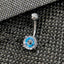 TBPN423 BANANA WITH EVIL EYE GLASS STONE AAB CO..