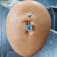 TBPN423 BANANA WITH EVIL EYE GLASS STONE AAB CO..