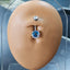TBPN423 BANANA WITH EVIL EYE GLASS STONE AAB CO..