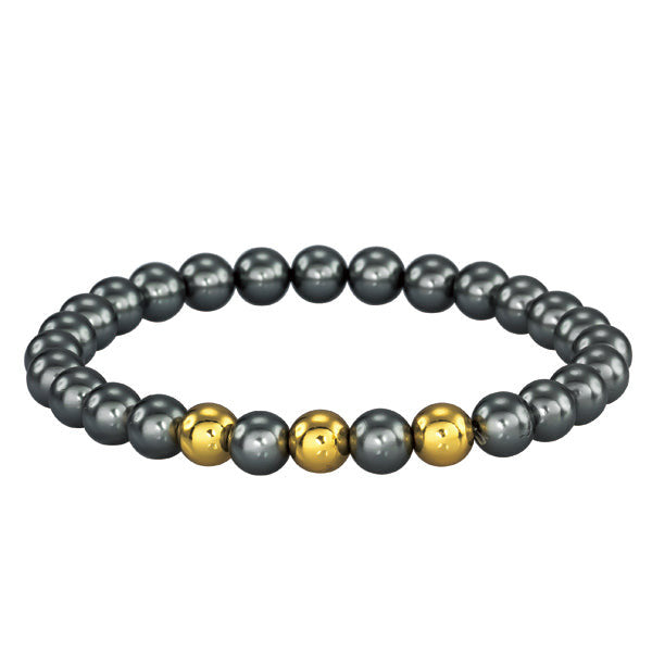 TBS75   NATURAL SHELL PEARL BRACELET AAB CO..
