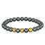 TBS75   NATURAL SHELL PEARL BRACELET AAB CO..