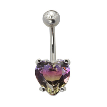 TBSH180 BANANA WITH HEART GLASS STONE AAB CO..