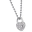 TNS21  BASE METAL NECKLACE WITH STAINLESS STEEL AAB CO..