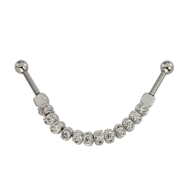 TRDT09 INDUSTRIAL BARBELL WITH ROUND STONE AAB CO..