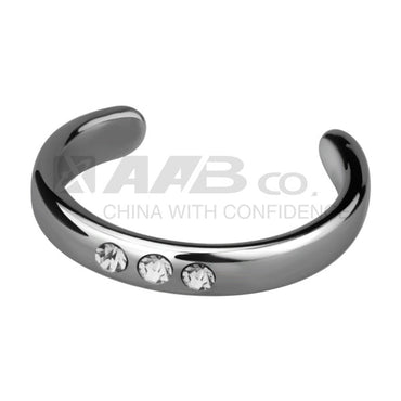 TRSX22  TOE RING WITH JEWELLED DESIGN AAB CO..