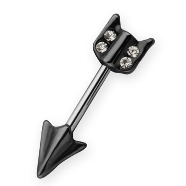 TRTH04 BARBELL WITH ARROW DESIGN