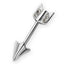 TRTH04 BARBELL WITH ARROW DESIGN