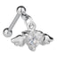 TRTH11 BARBELL WIRE WITH HEART DESIGN
