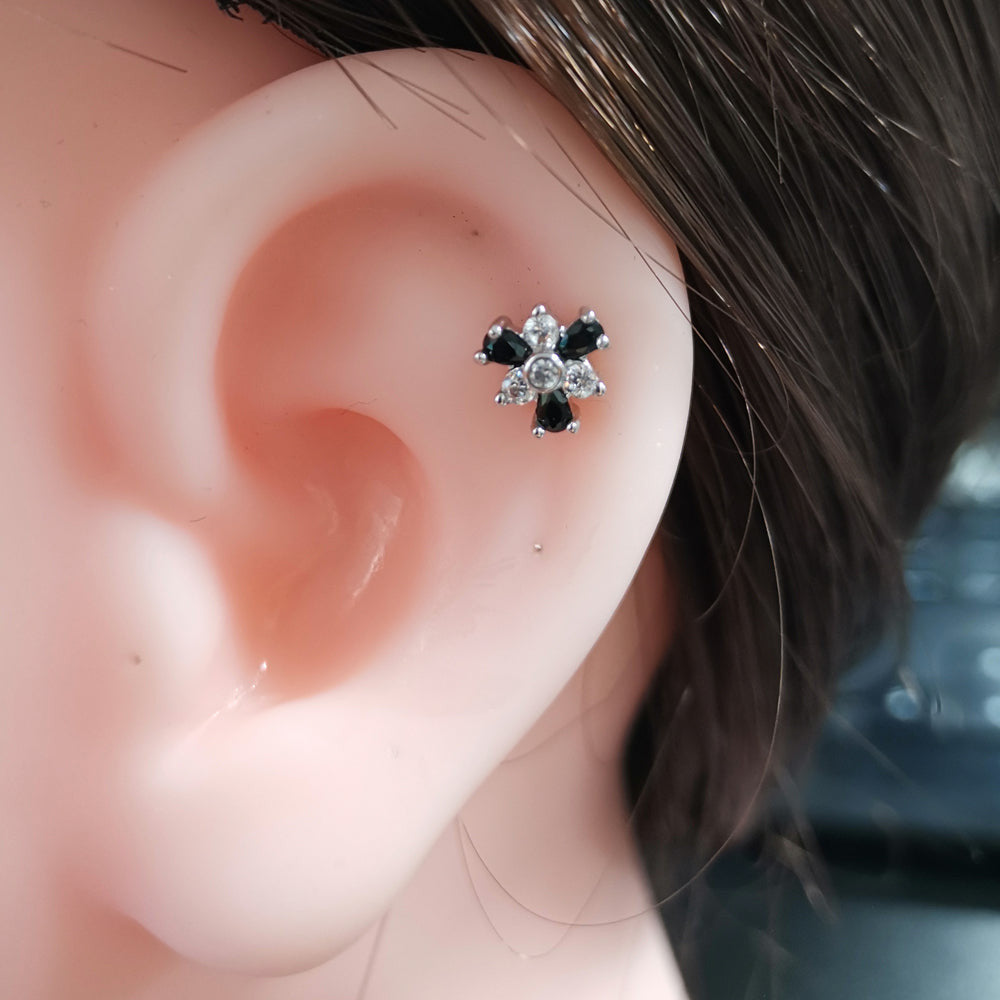 TRTH137 HELIX WITH JEWEL DESIGN