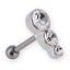 TRTH17 BARBELL WIRE WITH JEWELLED