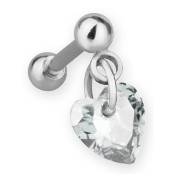 TRTH18 BARBELL WIRE WITH HEART DESIGN