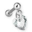 TRTH18 BARBELL WIRE WITH HEART DESIGN