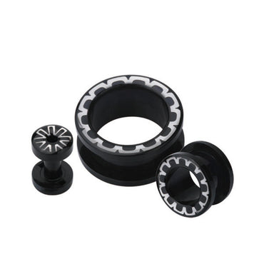 UFTN05 U.V FLESH TUNNEL WITH STEEL AAB CO..